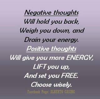 Positive Thoughts will give you more Energy. This is Where Easy Living Begins